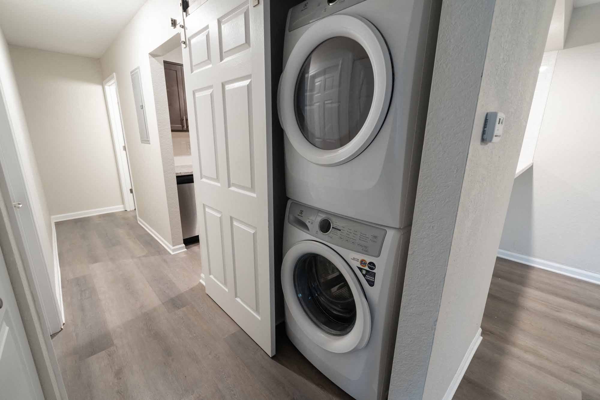In unit washer and dryer at Alpine Slopes Apartments near Grand Rapids, MI